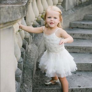 12-18mo Tutu Du Monde Bebe White Dress